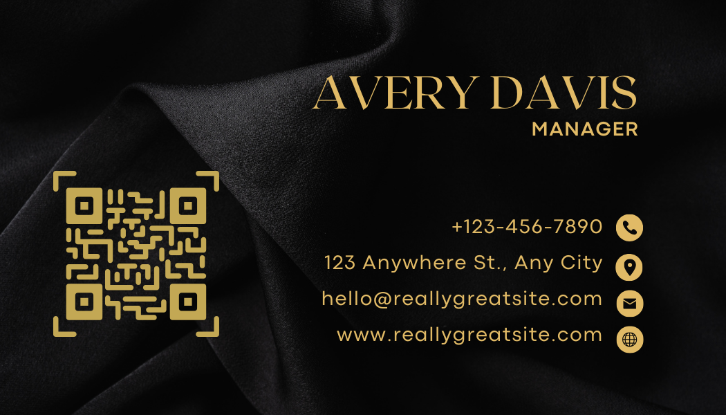 Cartes de visite digitales carte de visite design digital avec QR code